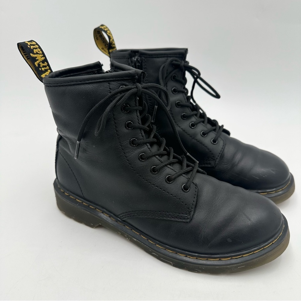 Dr Martens Black JY004 Ankle Side Zip Boots
